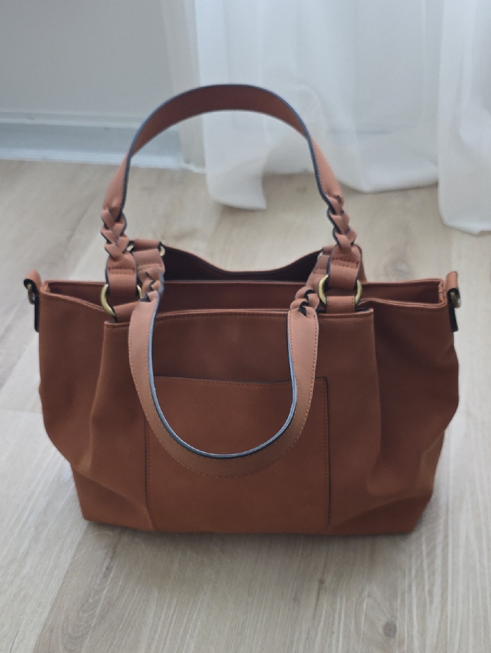Universal Thread Triple Compartment Satchel Bag